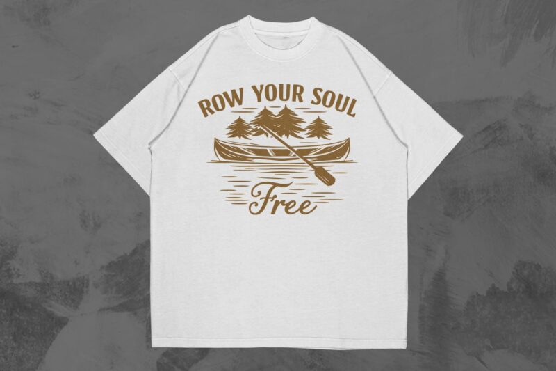 Canoe And Kayaking T-shirt Designs Bundle