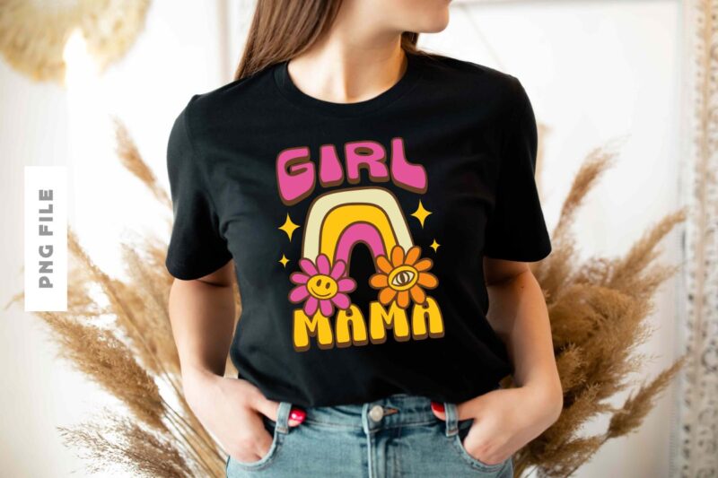 Hippie Mama Sublimation Designs Bundle PNG
