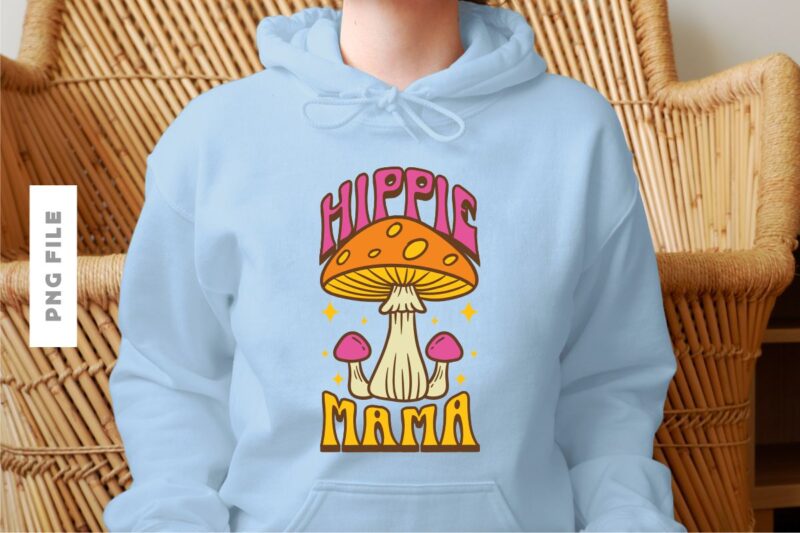 Hippie Mama Sublimation Designs Bundle PNG