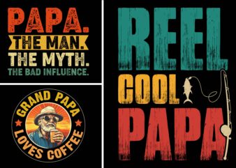 Papa T-Shirt Design Bundle,TShirt Design