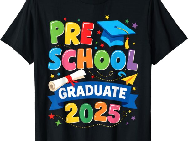 Preschool graduation 2025 pre-k graduate kids boys girls t-shirt