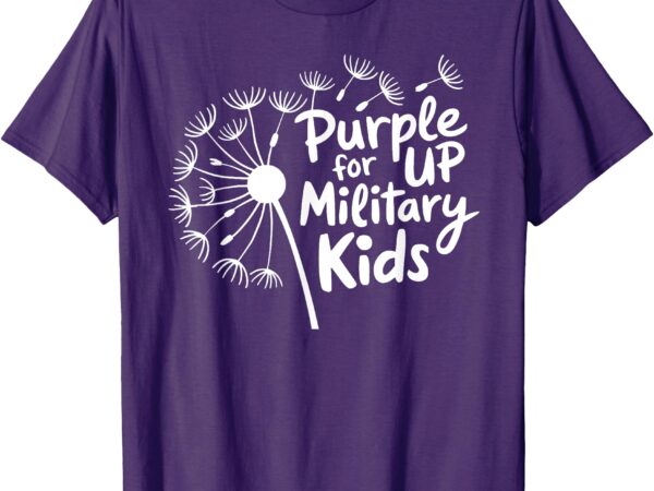 Purple up for military kids shirt youth toddler women tee t-shirt