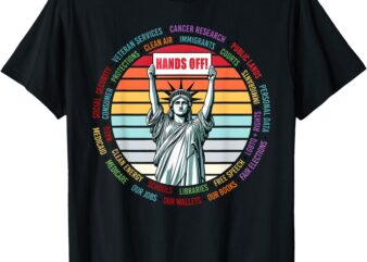 Resist Resistance Statue of Liberty Hands Off Protest T-Shirt