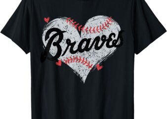 Retro Brave Hearts Name Personalized Gift For Men Women Kids T-Shirt