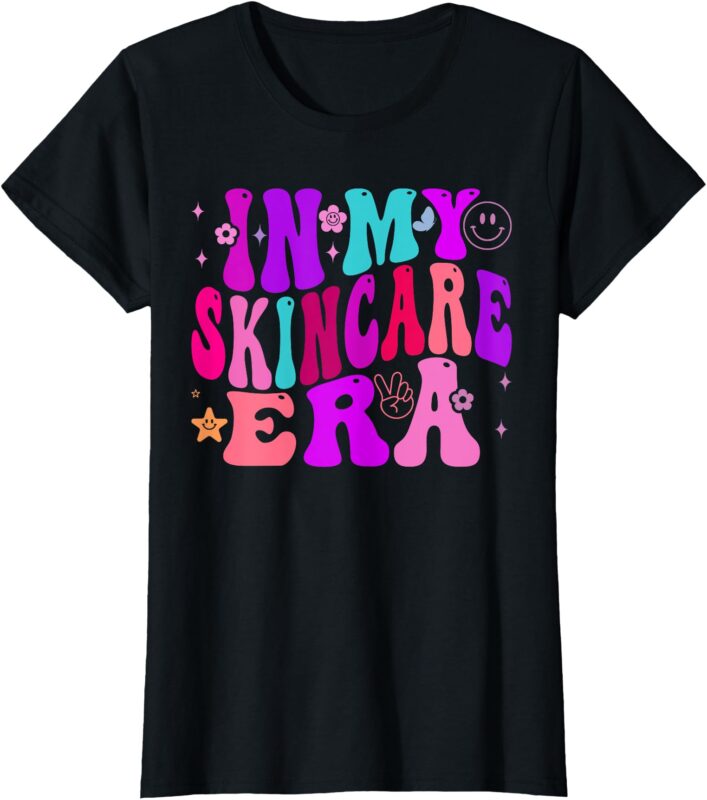 Retro In My Skincare Era Funny Skin Care Lovers Woman T-Shirt