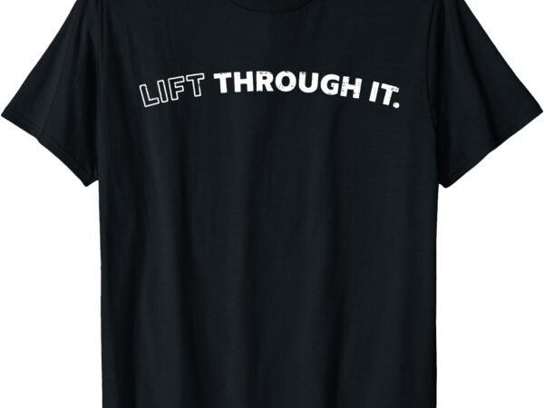 Retro lift through it t-shirt