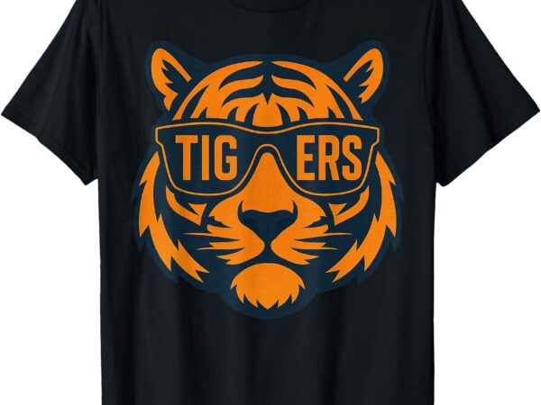 Retro tigers last name distressed gifts for men women kids t-shirt