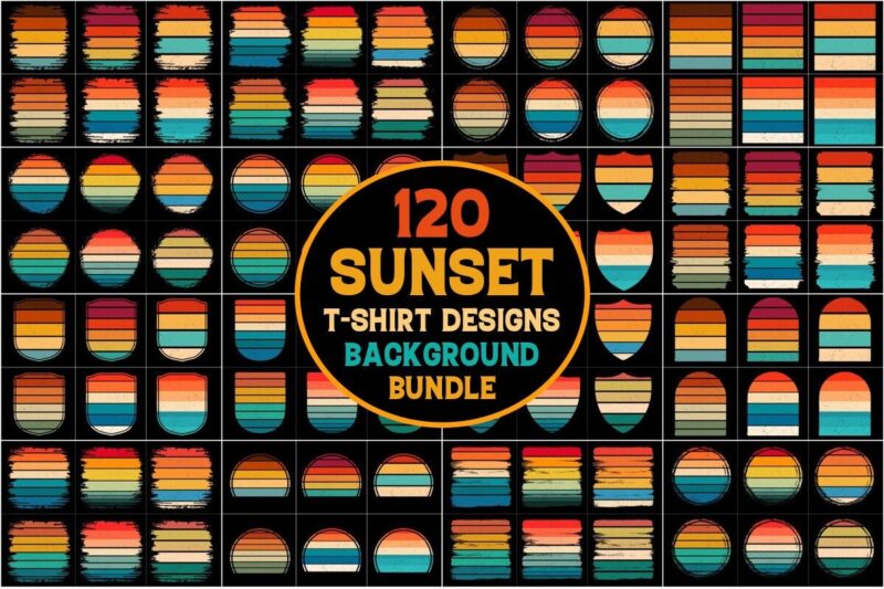 Sunset,Vintage,Retro,Sunset Bundle,Retro Vintage Sunset.Retro Sunset,Vintage Retro,Vintage Sunset,Retro Colorful Background