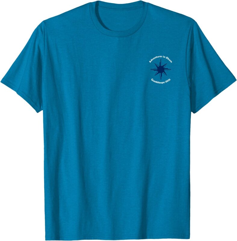 Rum Traveler – Guadeloupe 2025 (Back Design) T-Shirt