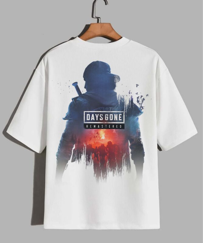 Days Gone Temasterd Ready To Fight Big Chest Poster Premium T-Shirt Design