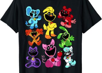 Smiling Animals Plush Critters Costume Funny Animals T-Shirt