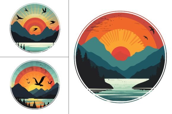 Summer T-Shirt Design Vector Graphic Bundle