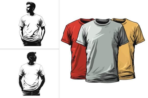 T-Shirt Design Vector Graphic Bundle