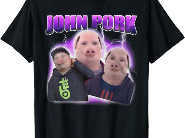 John porkt- shirt vector clipart