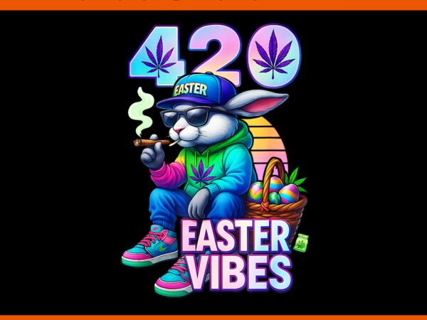 420 easter bunny png, easter smoking weed png, happy 420 pot marijuana rabbit png