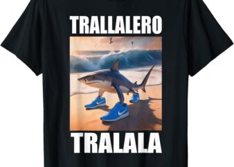 Tralalero Tralala Bootleg Brainrot Italian Brainrot Meme T-Shirt