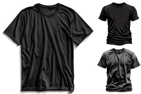 T-shirt mockup, Realistic T-shirt mockup, Blank T-shirt mockup, 3D T-shirt mockup, High-quality T-shirt mockup, Hanging T-shirt mockup
