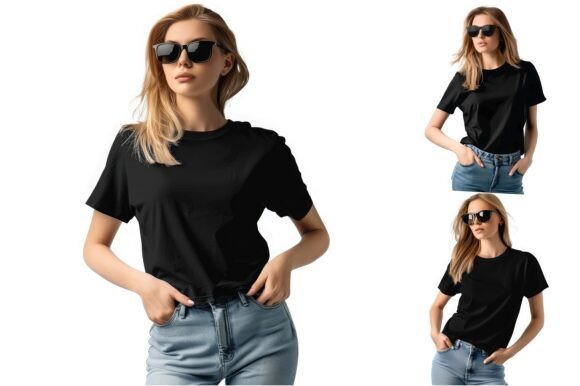 T-shirt mockup, Realistic T-shirt mockup, Blank T-shirt mockup, 3D T-shirt mockup, High-quality T-shirt mockup, Hanging T-shirt mockup