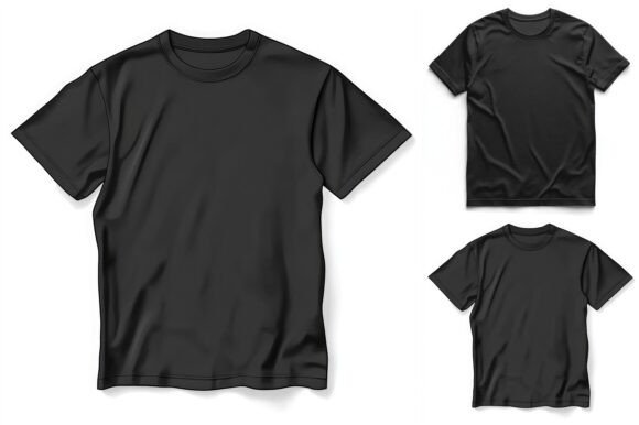 T-shirt mockup, Realistic T-shirt mockup, Blank T-shirt mockup, 3D T-shirt mockup, High-quality T-shirt mockup, Hanging T-shirt mockup
