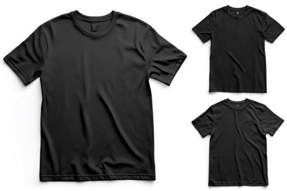 T-shirt mockup, Realistic T-shirt mockup, Blank T-shirt mockup, 3D T-shirt mockup, High-quality T-shirt mockup, Hanging T-shirt mockup