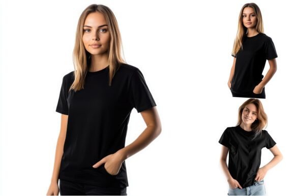 T-shirt mockup, Realistic T-shirt mockup, Blank T-shirt mockup, 3D T-shirt mockup, High-quality T-shirt mockup, Hanging T-shirt mockup