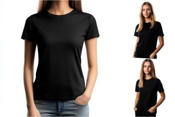 T-shirt mockup, Realistic T-shirt mockup, Blank T-shirt mockup, 3D T-shirt mockup, High-quality T-shirt mockup, Hanging T-shirt mockup
