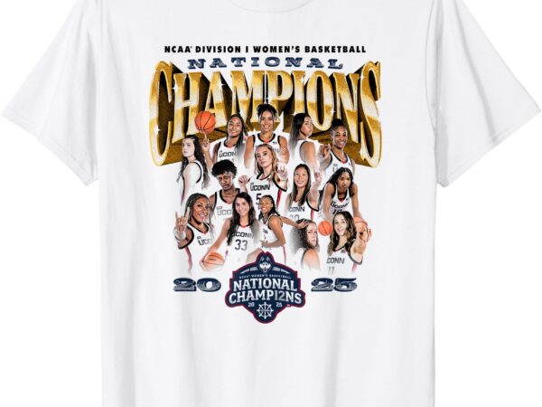 Uconn 2025 women’s basketball national champions nil t-shirt