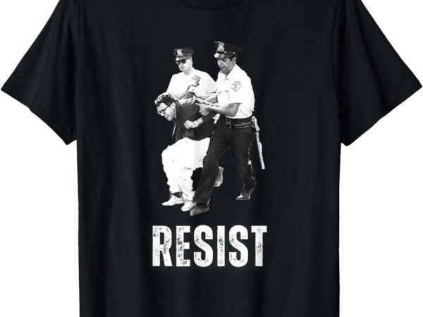 Young bernie sanders arrested resist t-shirt