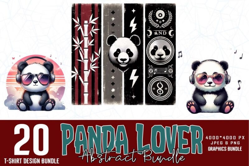 Trendy Retro Music Lover t-shirt design bundle of 20 designs – download instantly