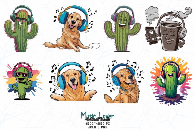 Vintage Music Lover t-shirt design bundle of 20 designs – download instantly Retro Vintage Bundle