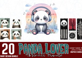 Vintage Music Lover t-shirt design bundle of 20 designs – download instantly