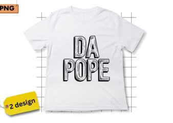 Chicago Pope Leo Da Pope Funny Meme T-Shirt design PNG,