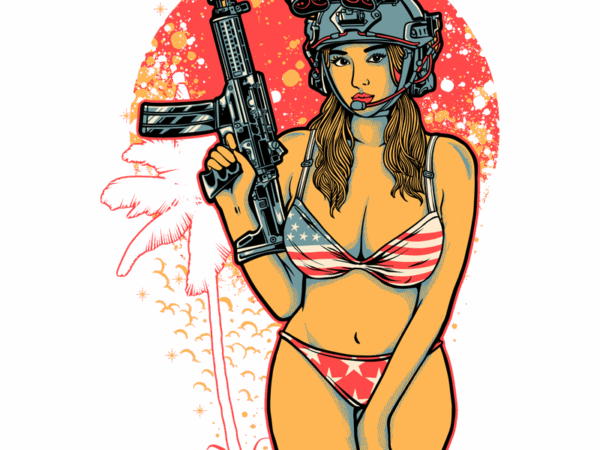 Beach force t shirt template
