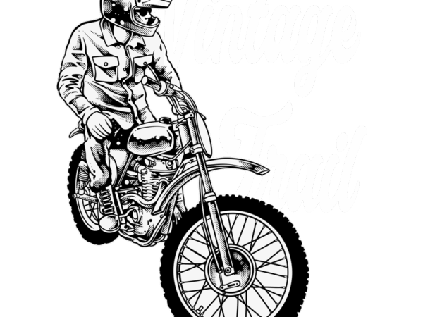 Trail vintage t shirt designs for sale