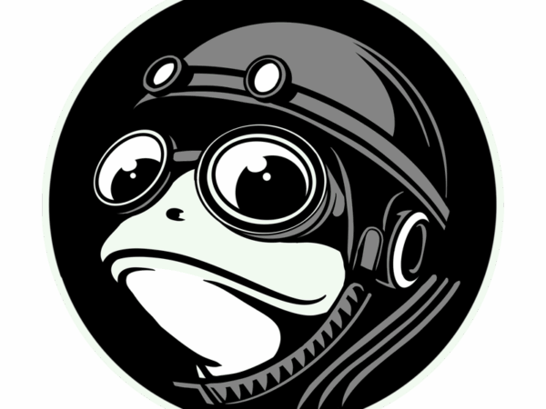 Rider frog t shirt design online