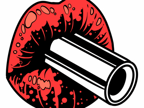 Lips goal t shirt vector graphic