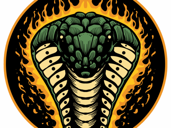 Cobra t shirt vector file