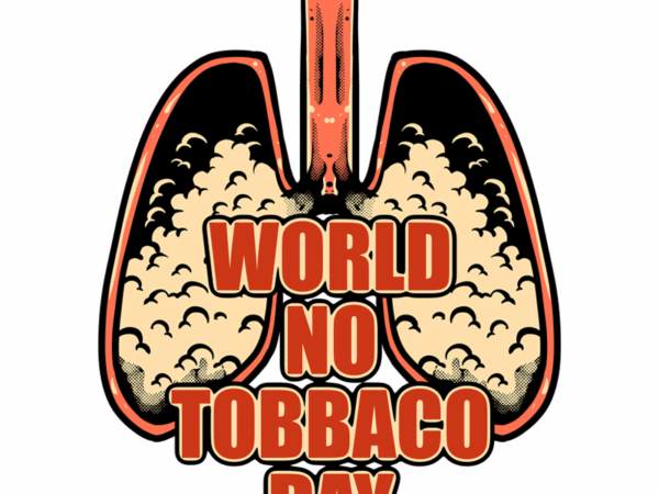 Save our lungs t shirt template vector