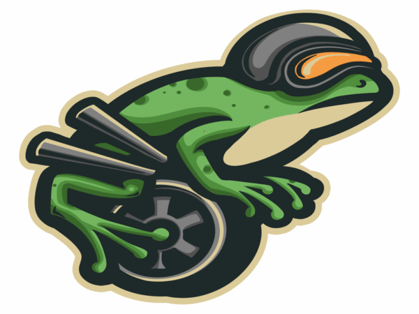 Racing frog t shirt design online