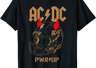 AC_DC Are You Ready PWR UP Football Helmet 2025 Tour T-Shirt