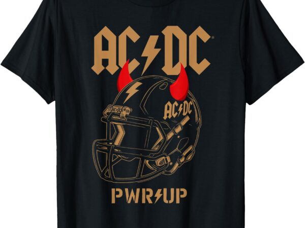 Ac_dc are you ready pwr up football helmet 2025 tour t-shirt