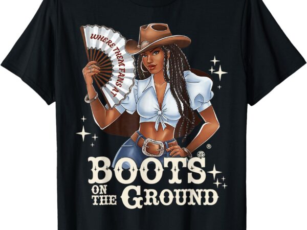 Black cowgirl melanin western t-shirt