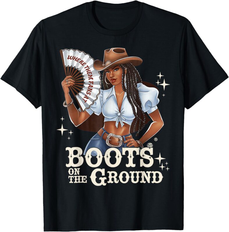 Black Cowgirl Melanin Western T-Shirt