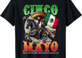 Cinco de mayo battle of puebla 1862 mexican men women kids t-shirt
