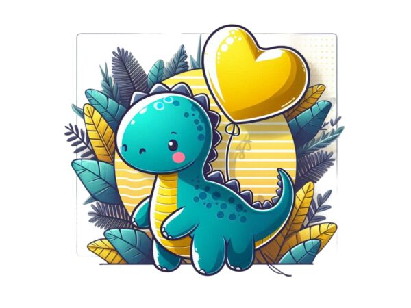 Watercolour cute dinosaur retro illustration t-shirt design – download instantly retro vintage t-shirt Watercolour cute dinosaur retro illustration t-shirt design – download instantly retro vintage t-shirt