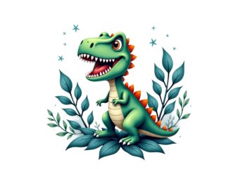 Trendy Retro Punk Dinosaur Lover Graphics t-shirt design jpeg & png designs – download instantly