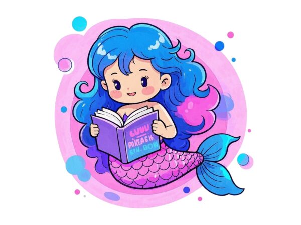 Colourful vintage mermaid t-shirt design download instantly retro vintage t-shirt Colourful vintage mermaid t-shirt design download instantly retro vintage t-shirt
