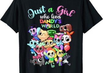 Dandy's world costume girls _ girl who loves dandy's world t-shirt