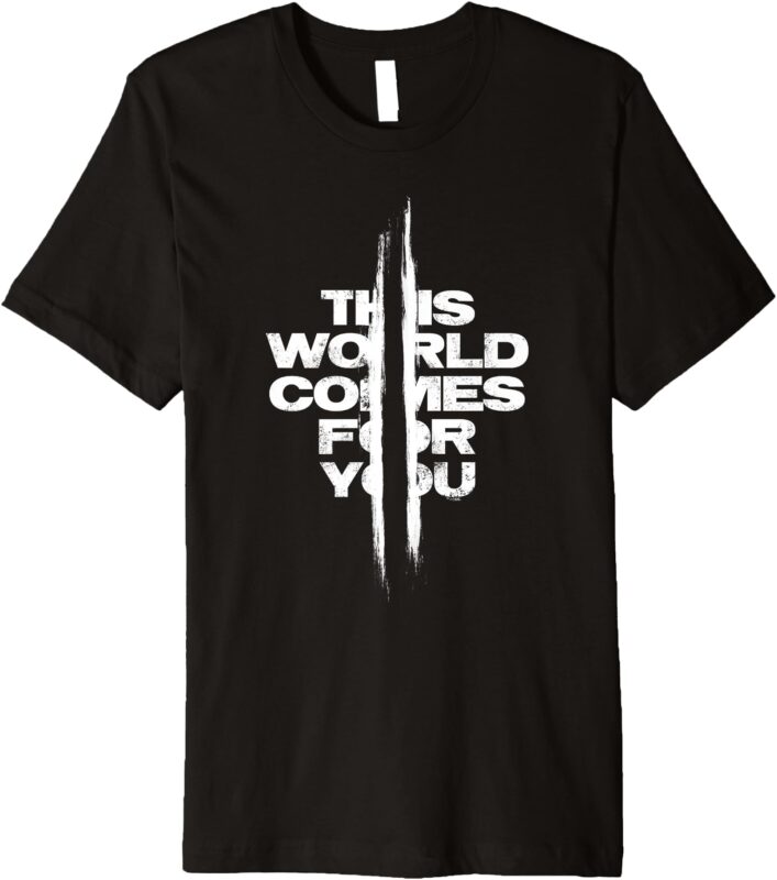 Days Gone This World Comes For You Distressed Chest Logo Premium T-Shirt