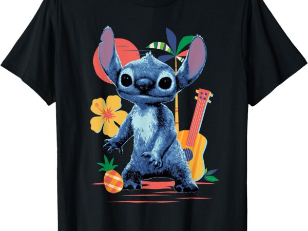 Disney lilo & stitch live-action movie musical beach fun t-shirt